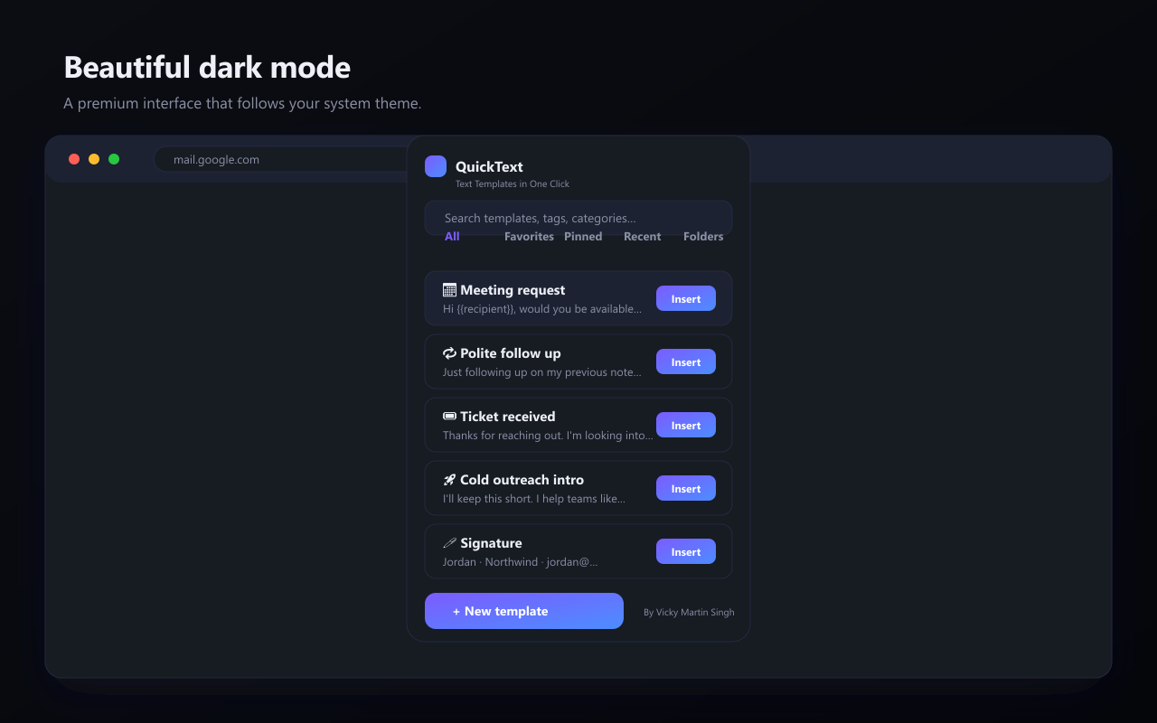 Dark mode